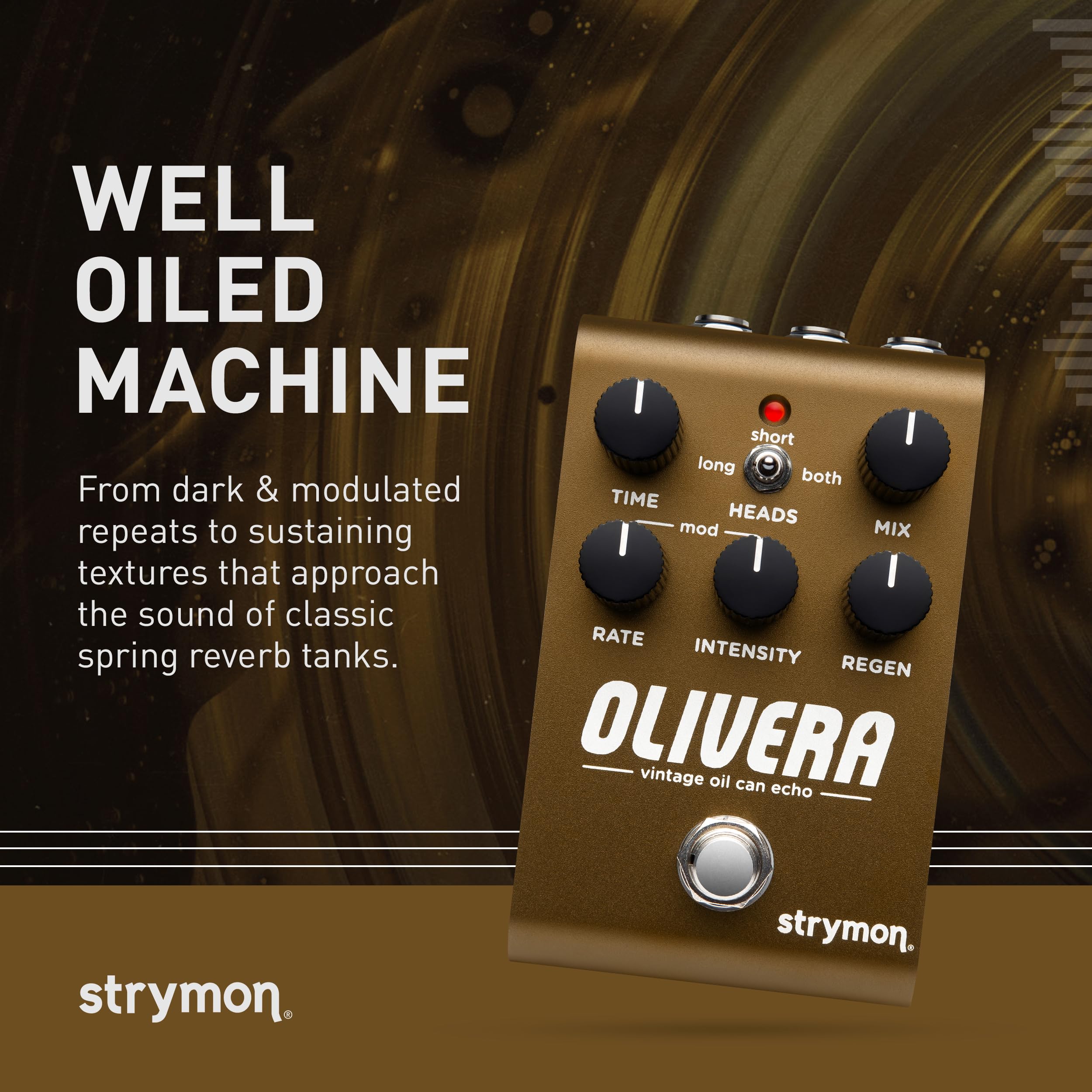 Amazon.com: Strymon Olivera Vintage Oil Can Echo Pedal : Musical