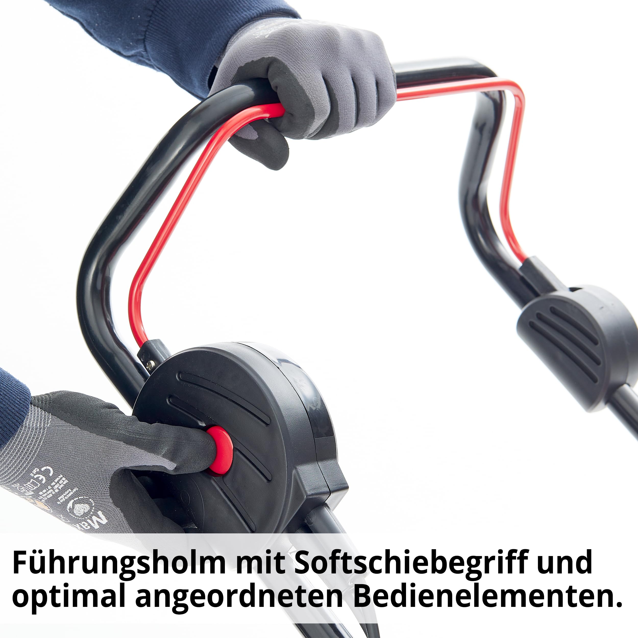 HECHT Elektro Rasenmäher 1800 W – 42 cm Schnittbreite, 50 L | 11-fache zentrale Schnitthöheneinstellung 25–85 mm für gepflegten Rasen, leichten Schnitt und komfortables Mähen