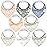 KeaBabies 8-Pack Organic Baby Bandana Bibs for Girls - Super Absorbent Triangle Baby Bibs for Drooling and Teething Infant, 100% Cotton Extra Soft for Newborn, Infant 0-36 Months (Fleur)