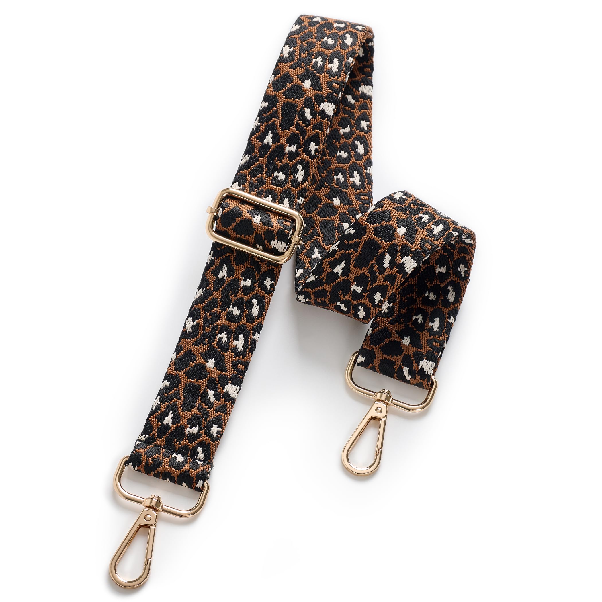 chushui Leopard Print Purse Strap for Women,Adjustable Crossbody Bag Strap