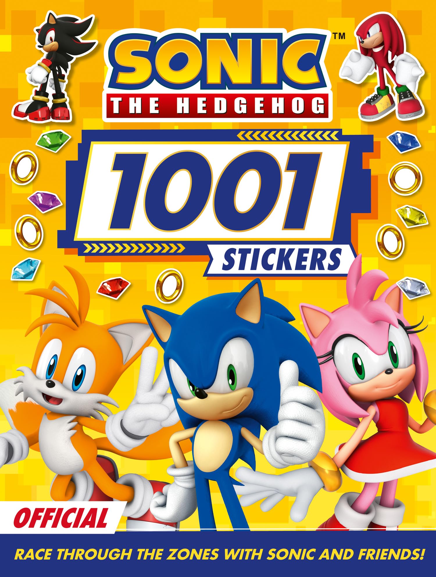 Sonic the Hedgehog 1001 Stickers: 100% official sticker book packed full of puzzles and activities perfect for children aged 5, 6, 7 and 8.