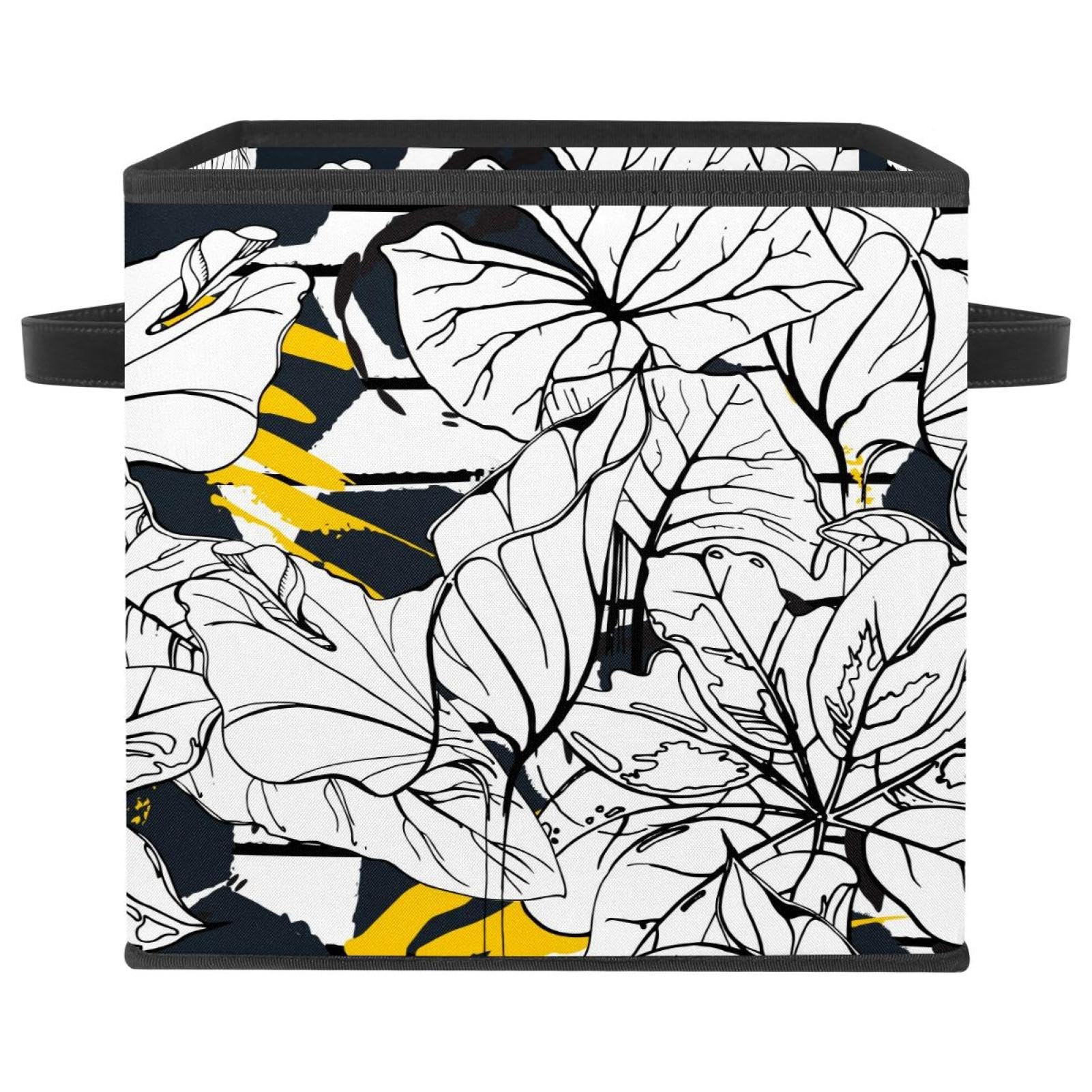 Panier de rangement en tissu Summer Jungle pour organiser les jouets du salon