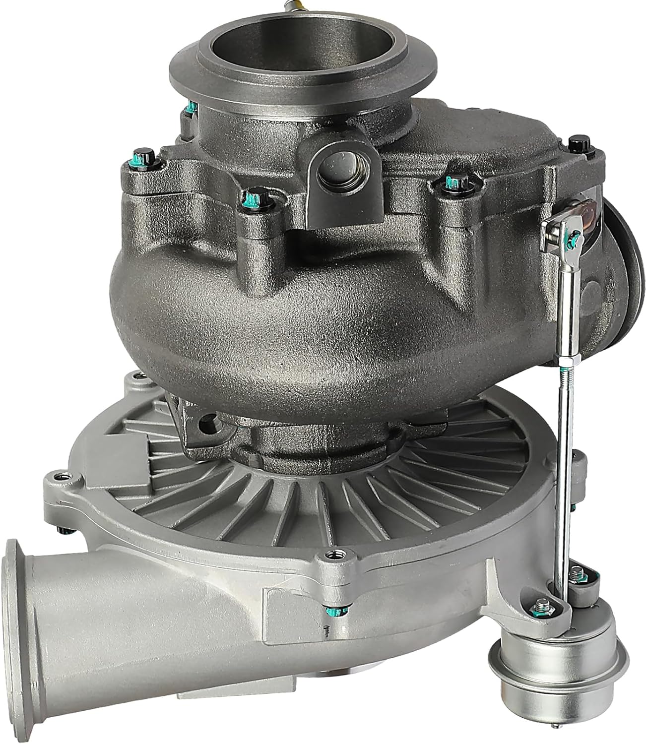 Turbo Turbocharger GTP38 Fit for Ford Excursion 2000-2003 V8 7.3L | Fit for Ford F-250 /F-350 /F-450/F-550 Super Duty 1999-2003 V8 7.3L Diesel, OE F81Z6K682CARM, 1831383C92, 1831383C93