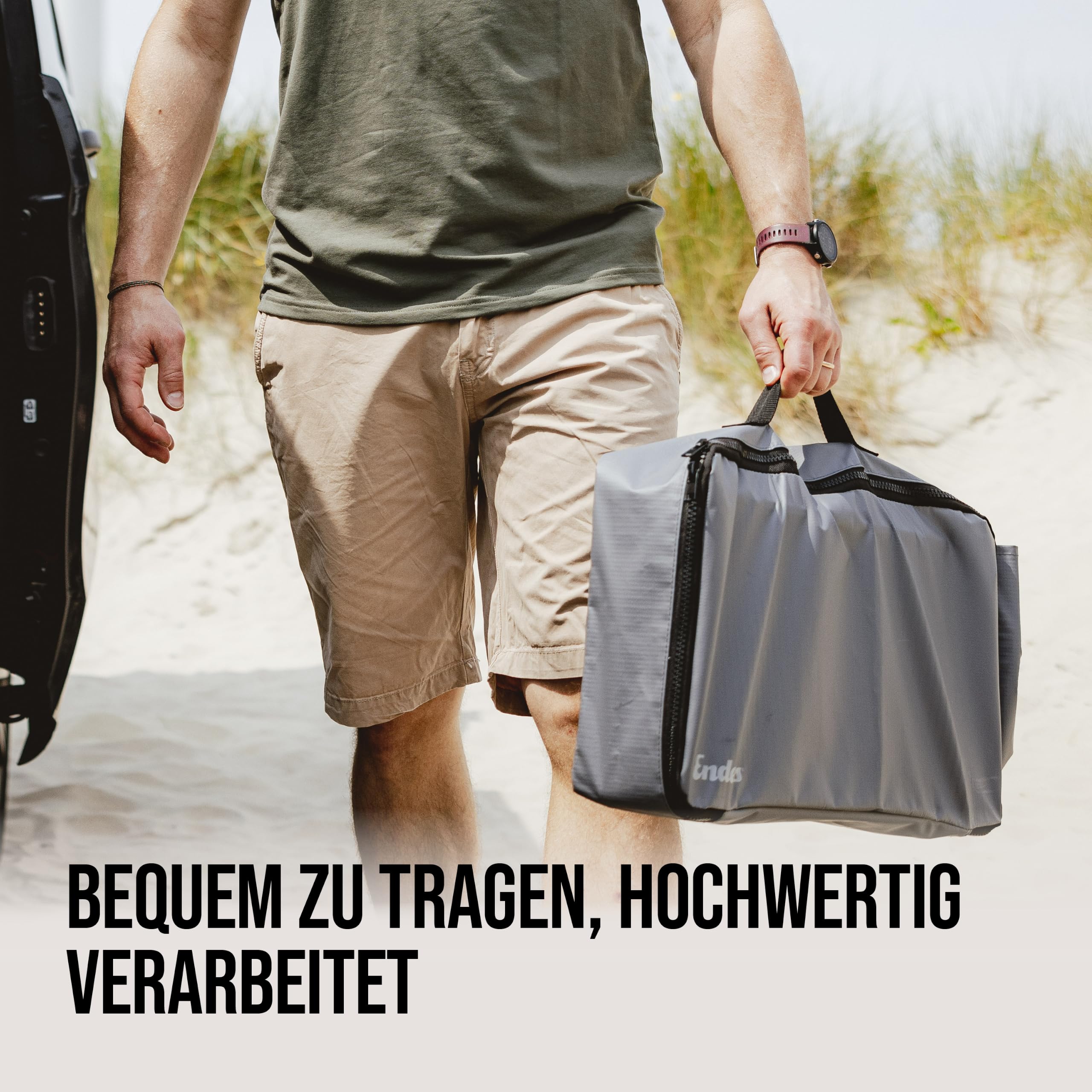 Enders® Transporttasche Bondy 2/3, Aufbewahrungstasche für Campingkocher, Grill-Zubehör, Tragetasche für Outdoor-Camping, Tragetasche für Gasgrill, #1864,1865