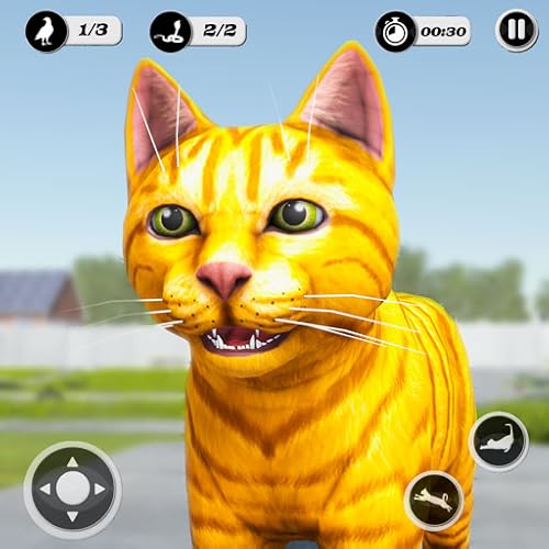 Cat Life Simulator 3D: Pet Sim – Virtual Cat Games, Kitten Simulator, Pet Life Adventure, Cute Anima