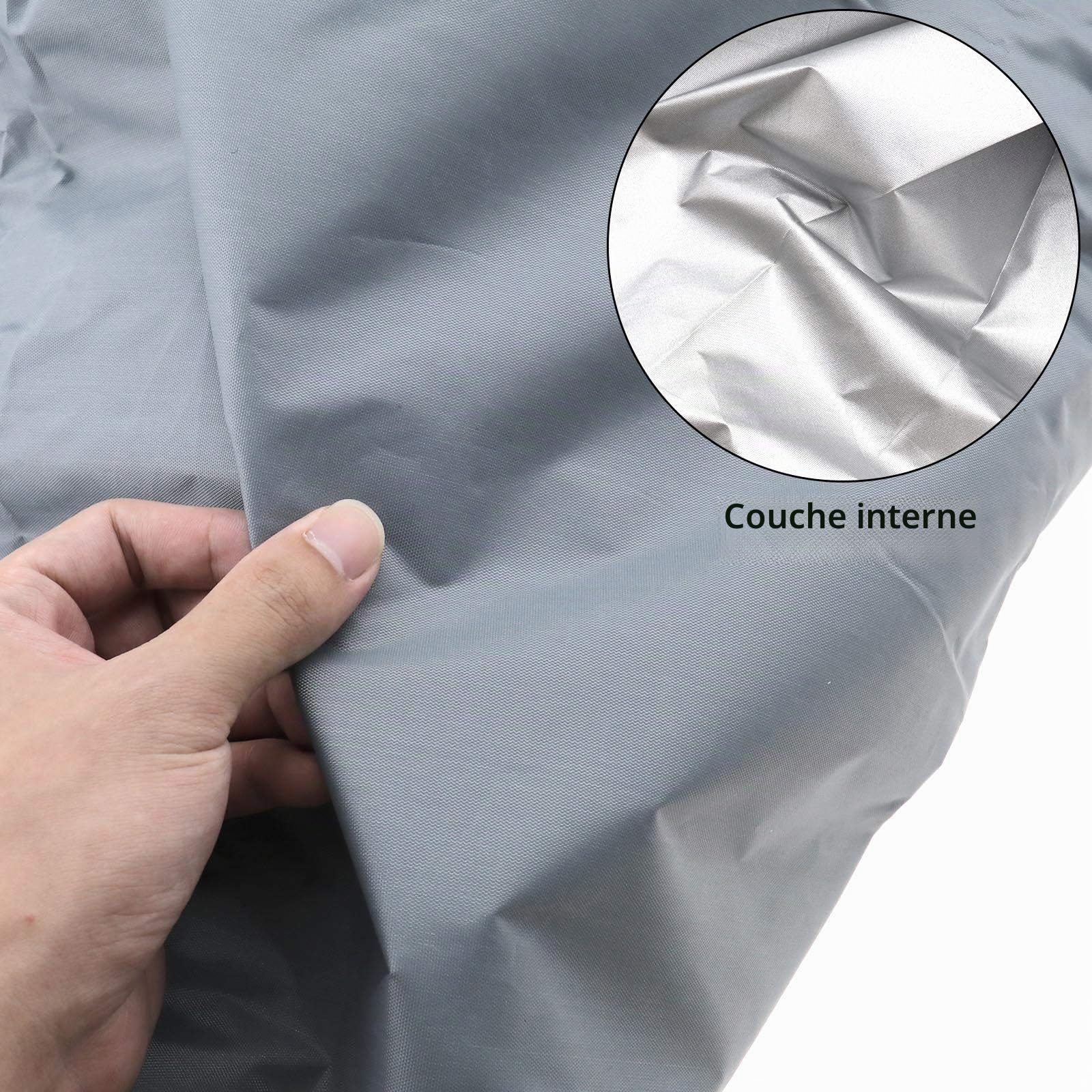 Housse de Protection Kayak Canoë Bateau Couverture Poussière Étanche UV Solaire Stockage Durable, 4.1-4.5M