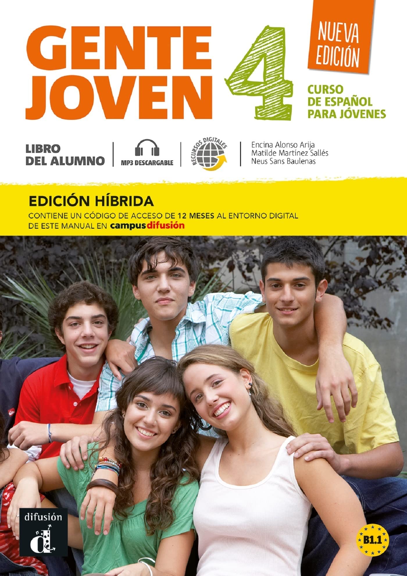 Gente joven Nueva edicion 4 Ed. hibrida Libro del alumno   PAPERBACK (SPANISH)