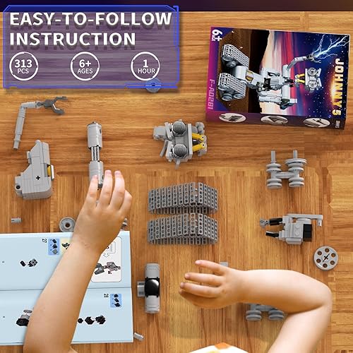 Miniatura 4 de Taojiyuan Johnny 5 Robot - Juego de construcción de cortocircuito, figuras de circuito abierto corto, modelo de robot, juguetes Johnny 5, juego de