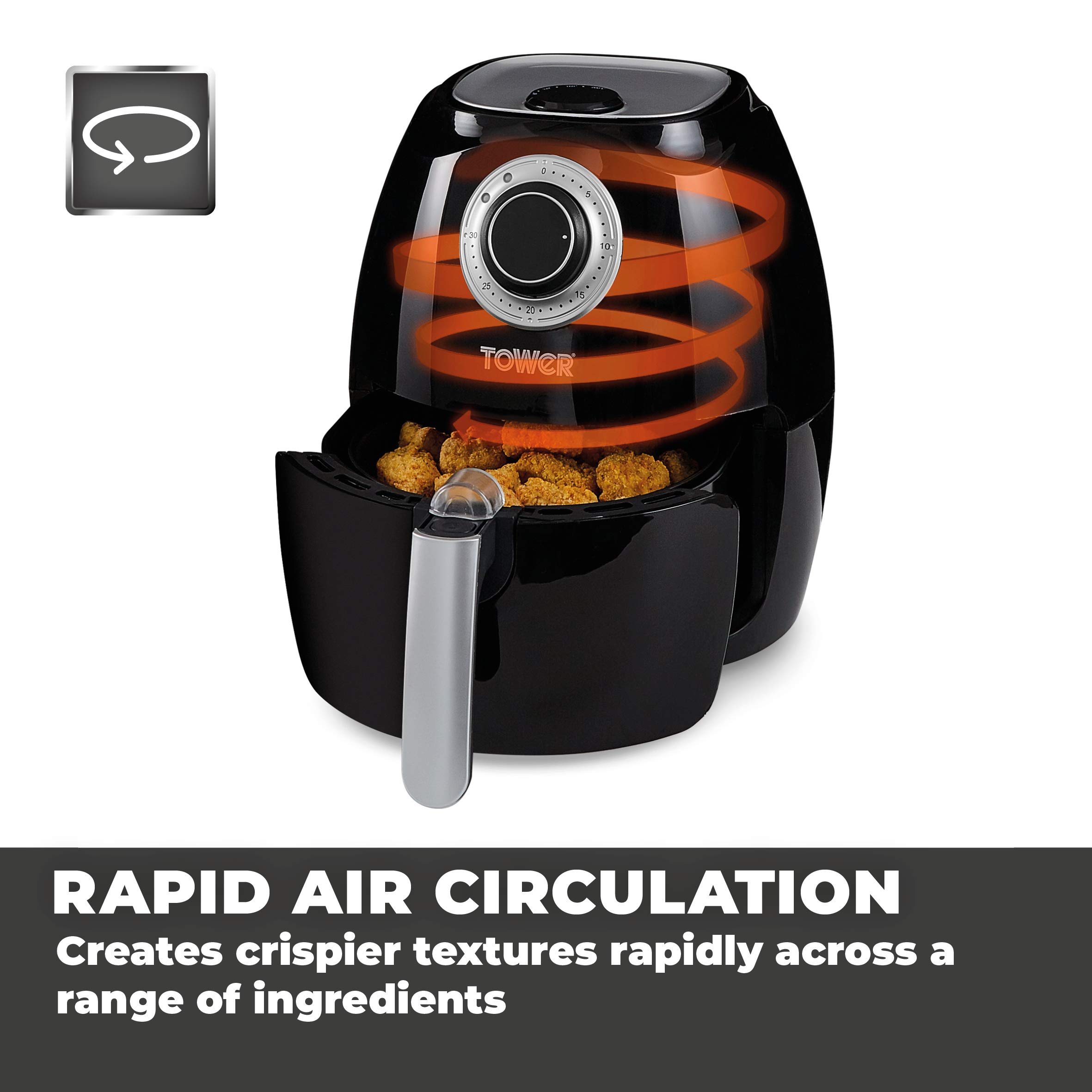 Buy Tower T17005 Health Manual Air Fryer Oven with Rapid Air