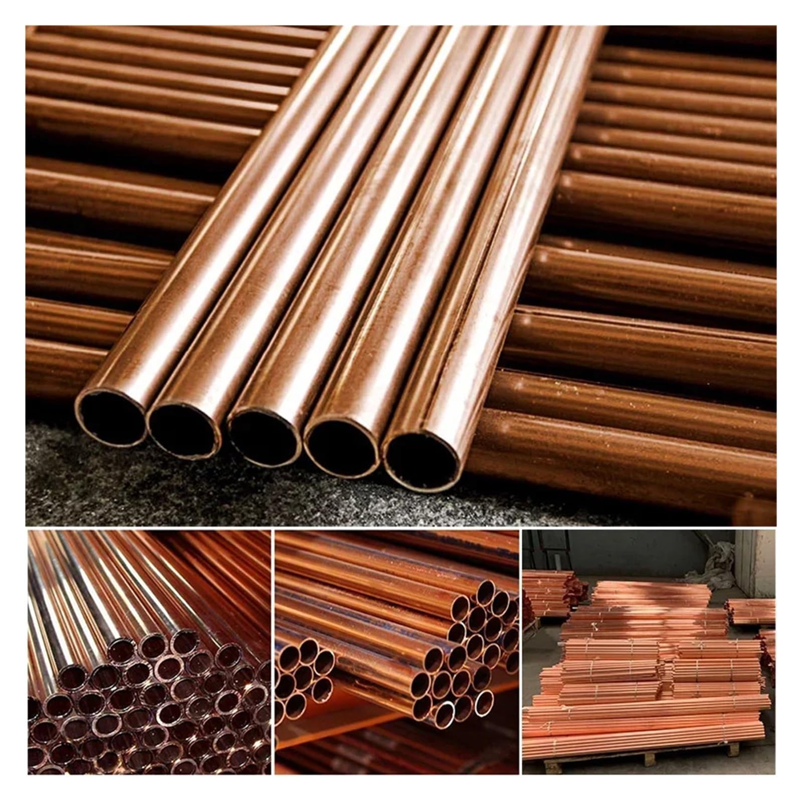 Copper pipe outer diameter 15 16 18 19 20 25 26 28 30mm length 300 500mm Hollow straight round Thin cooper tube piping catholic(300mm,OD 25 x ID 23mm)
