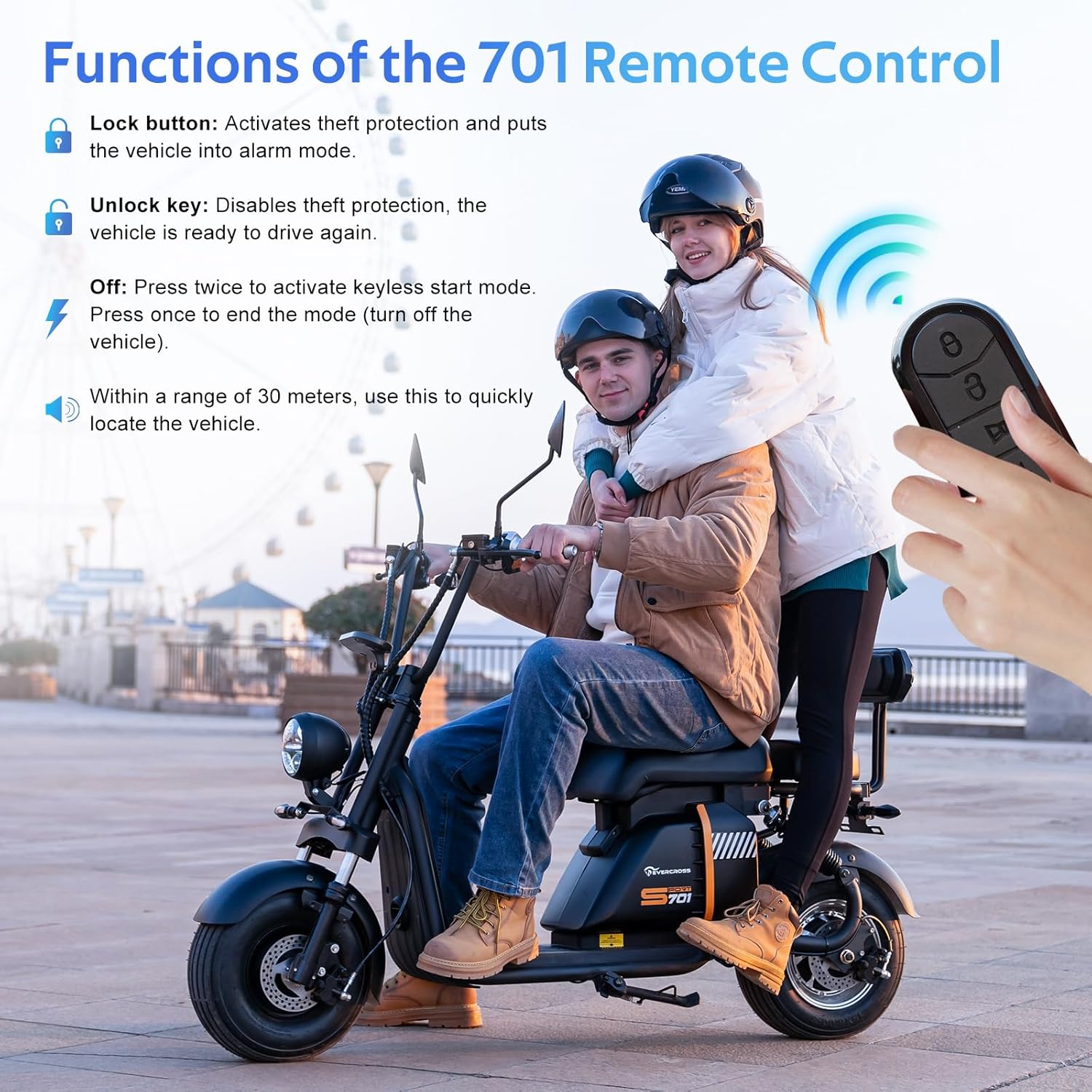 EVERCROSS 701 Remote Control Functions