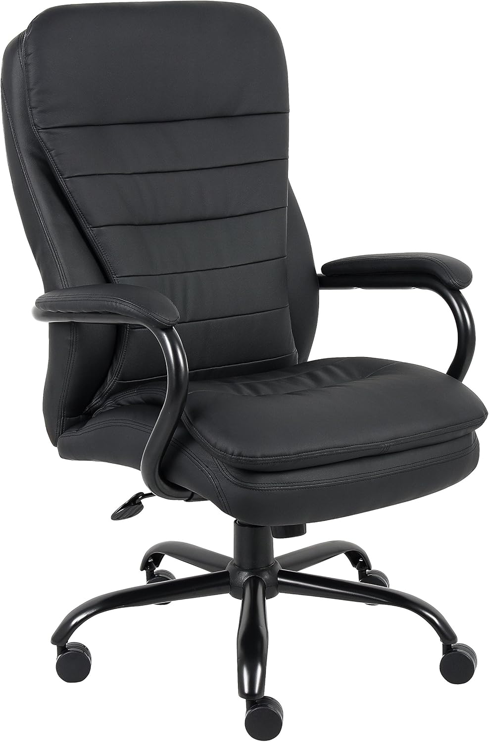 Boss Office Products CaressoftPlus Executive Big & Tall Chair, 400 lb. Capacity, Black (B991-CP)