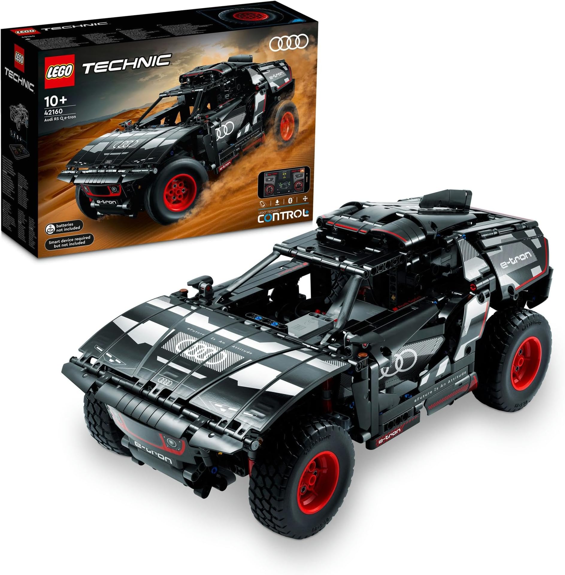 LEGO Technic Audi RS Q e-tron Toy, Building Blocks, Birthday Present, Cars, Mini Cars, For Boys, Girls, Children, Ages 10, 11, 12, Elementary School Students, 42160
