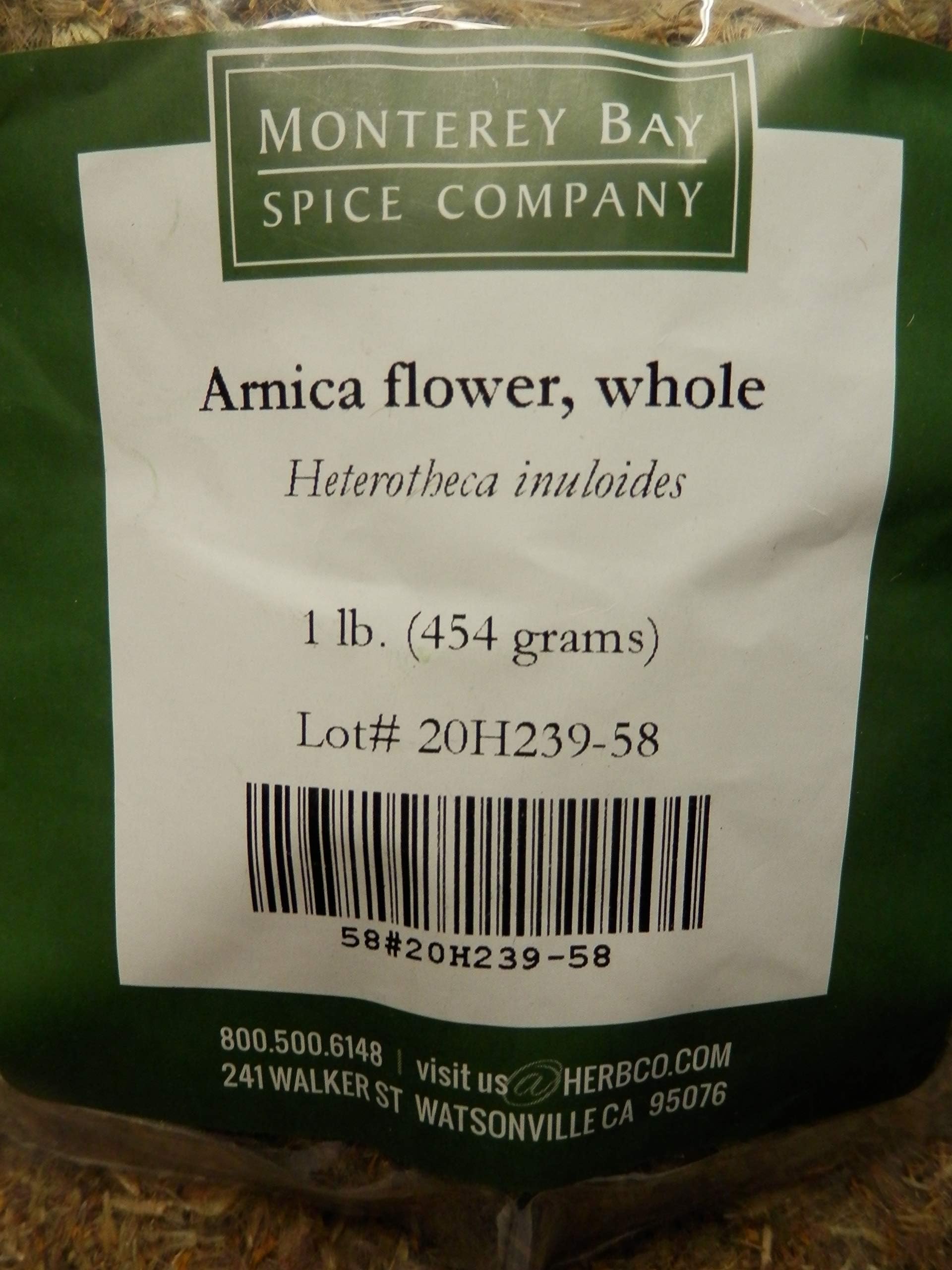 Arnica Flowers Whole, 1 lb. Bulk Bag