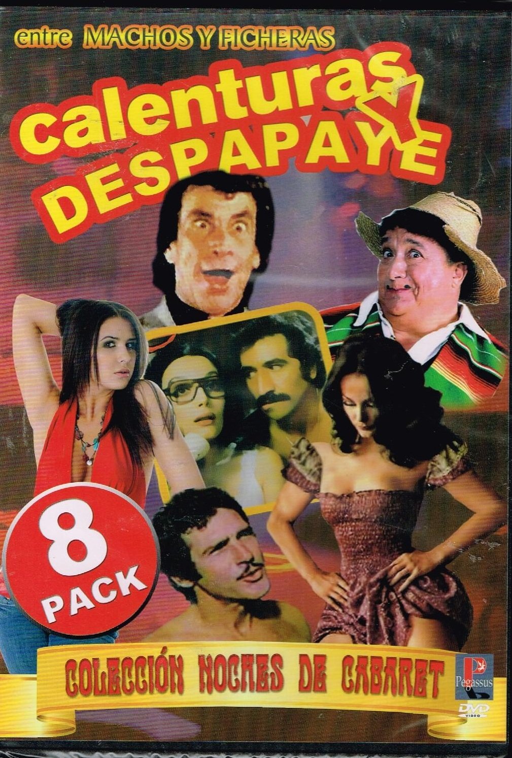 COLECCION NOCHES DE CABARET [8 PELICULAS] 1.-DOS MACHOS QUE LADRAN NO MUERDEN & 2.-EL REY DE LAS FICHERAS & 3.-ENTRE FICHERAS ANDA EL DIABLO & 4.-ESTA NOCHE CENA PANCHO & 5.-MACHO QUE LADRA NO MUERDE & 6.-MUNECAS DE MEDIA NOCHE & 7.-LOS PLOMEROS Y LAS FICHERAS & 8.-LA PULQUERIA.