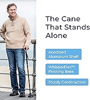 Vista 5 de HurryCane Freedom Edition Bastón de Caminar Plegable con Mango en T