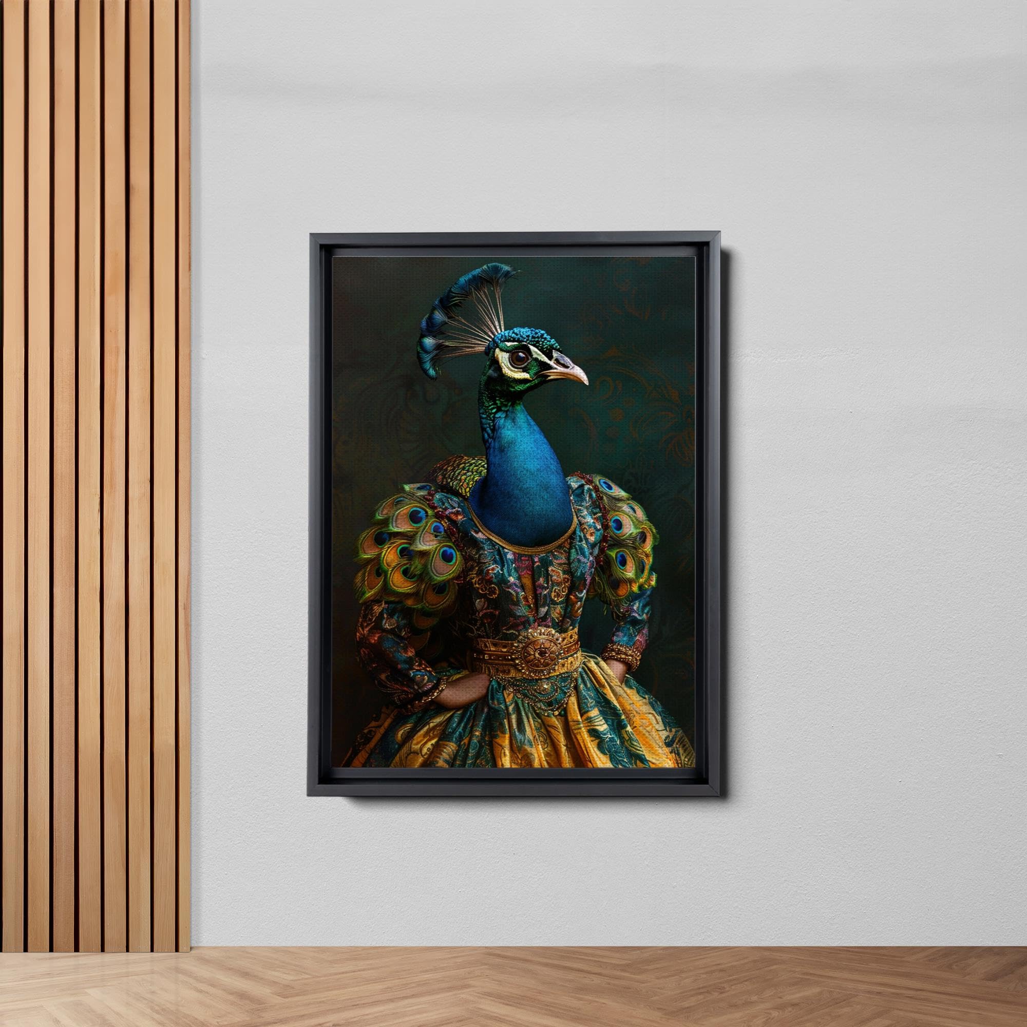 Amazon.com: Fabulous Peacock Portrait, Altered Vintage Peacock