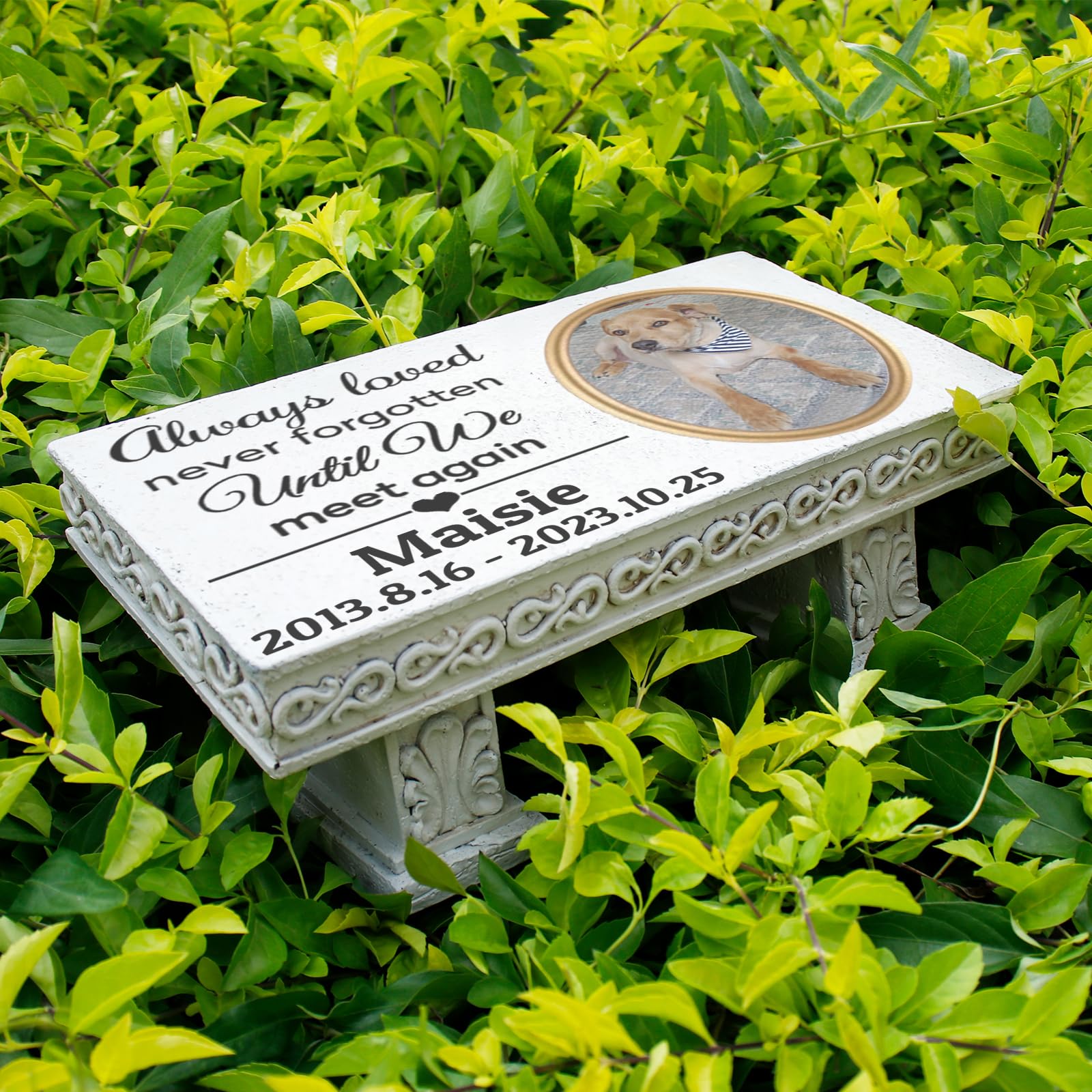 Pet Loss Sympathy Gift Personalized Cat Memorial Stone With Sleeping ...