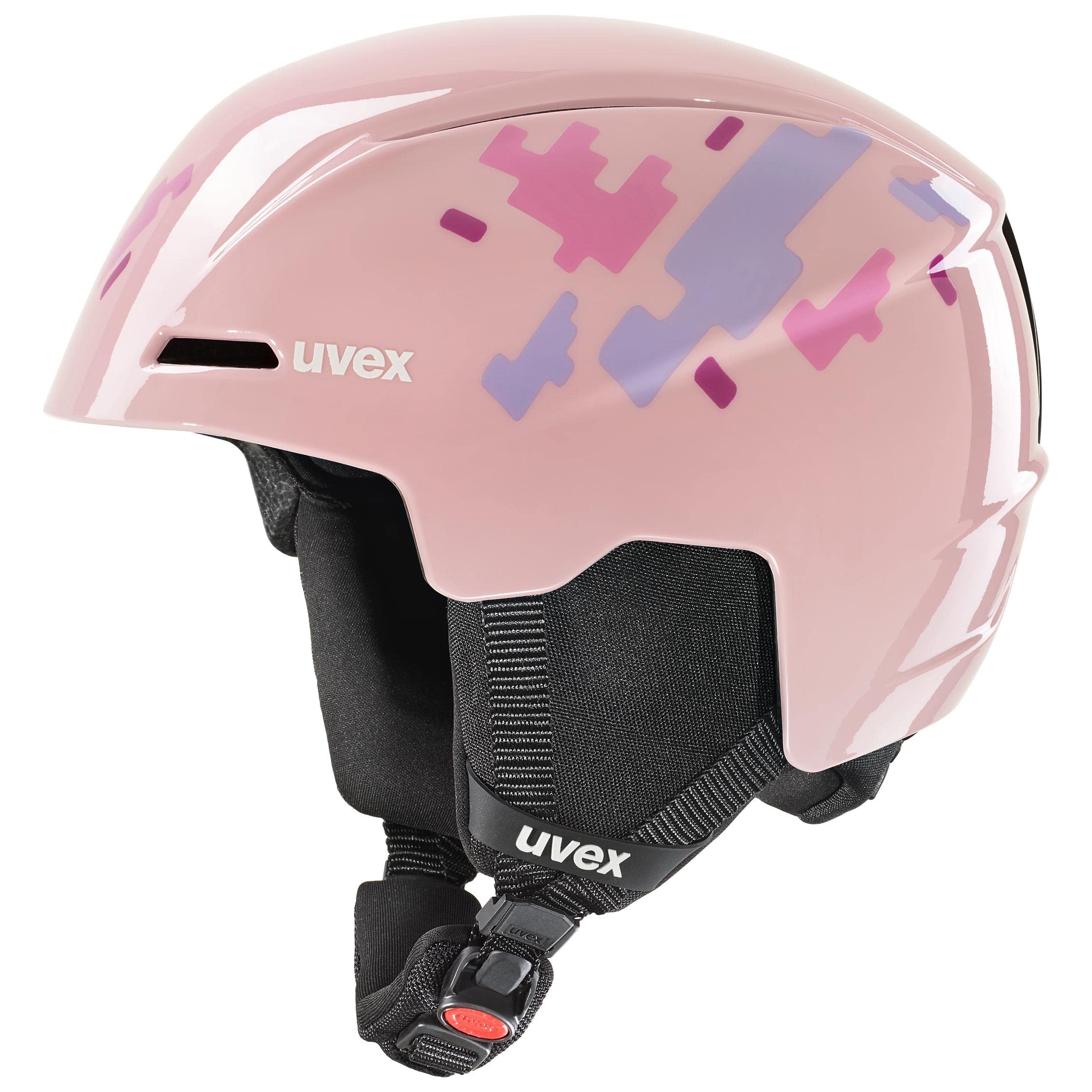 uvex viti, casco da sci Unisex bambino, pink puzzle, 51-55 cm