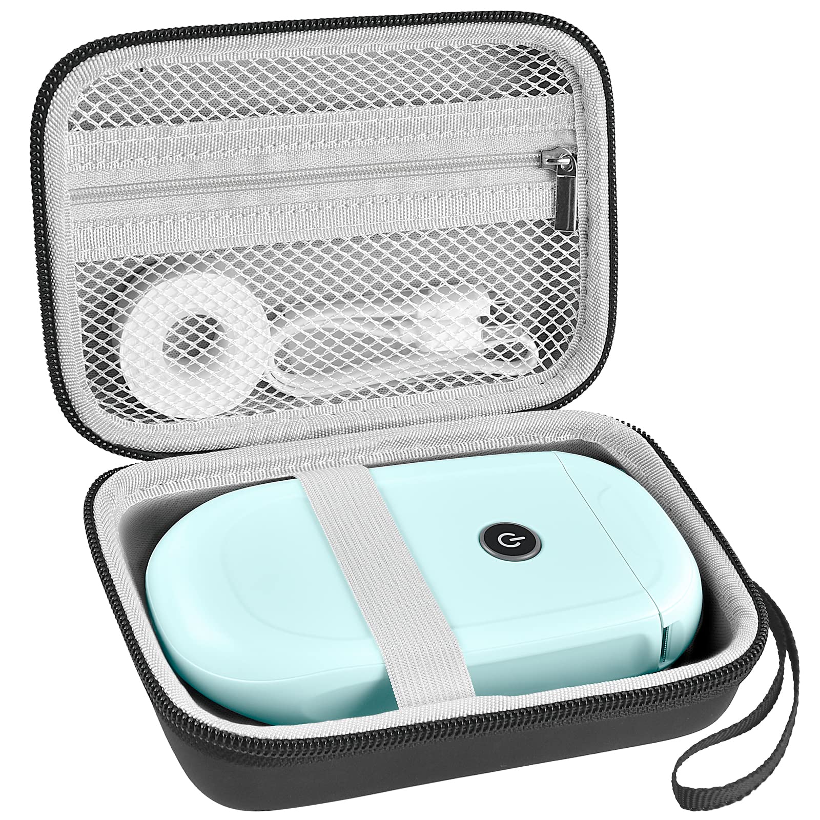 Case Compatible with Phomemo D30 D35/ for Marklife P11/ for Canon for Ivy/for Ivy 2/ for NiiMbot D11/ for SUPVAN E10 Label Maker and Tapes, Mini Sticker Printer Storage (Box Only) Black