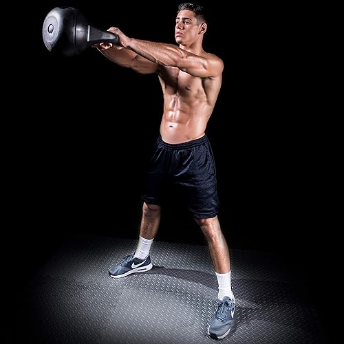 Miniatura 4 de ProsourceFit Pesa rusa de plástico de vinilo de 10, 15, 20, 25, 30 y 35 libras