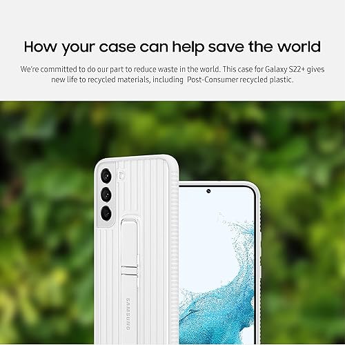 Miniatura 3 de Samsung Electronics - Funda protectora para Galaxy S22+, funda protectora para teléfono, 2 soportes desmontables, 2 ángulos de visión, versión