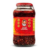 Vista 11 de Lao Gan Ma Chili Frito en Aceite – 730g (25.75 oz) Auténtico Chile Crujiente Chino Condimento Picante y Sabroso para Fideos, Arroz, Salteados