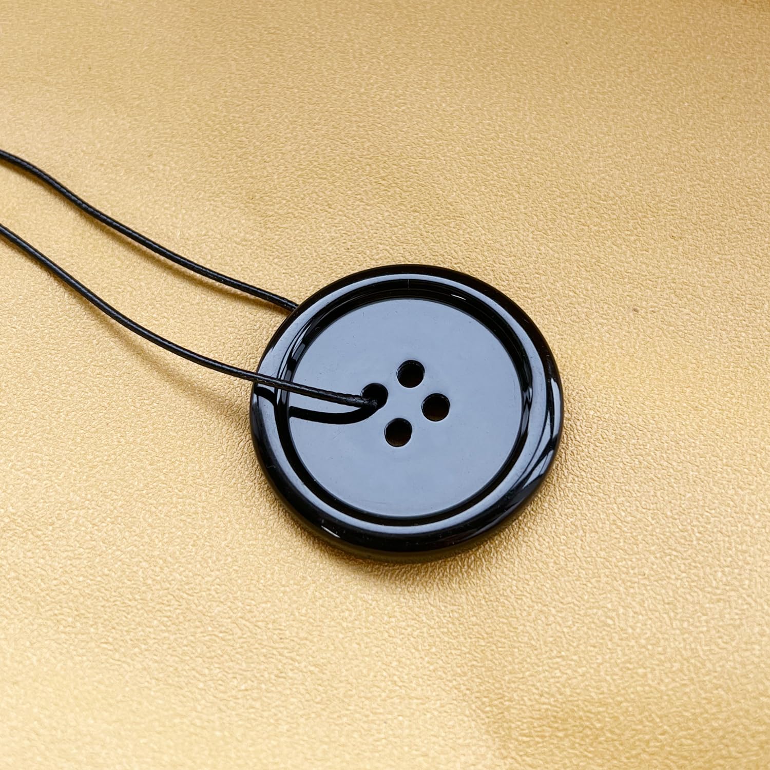 Coraline - Juego de joyas con diseño de ojo de botón, gafas y collar de piedra clave, anillo de anime, cuaderno de escritura de cuero con calcomanías, 15 piezas, Metal