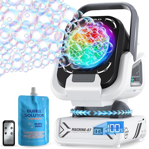 Bubble Machine,20000+ Per Minute Bubble Maker for Parties,Outdoor Toys for