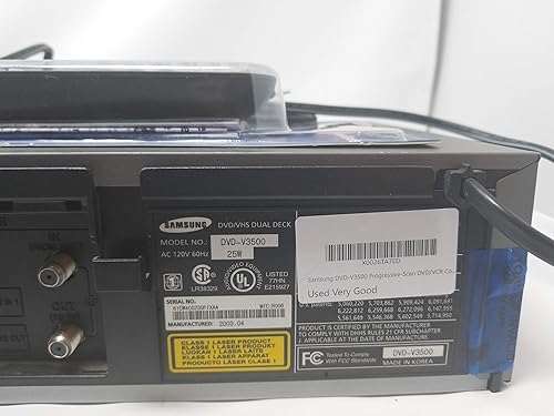 Miniatura 2 de Samsung DVD-V3500 Combo de DVDVCR de escaneo progresivo