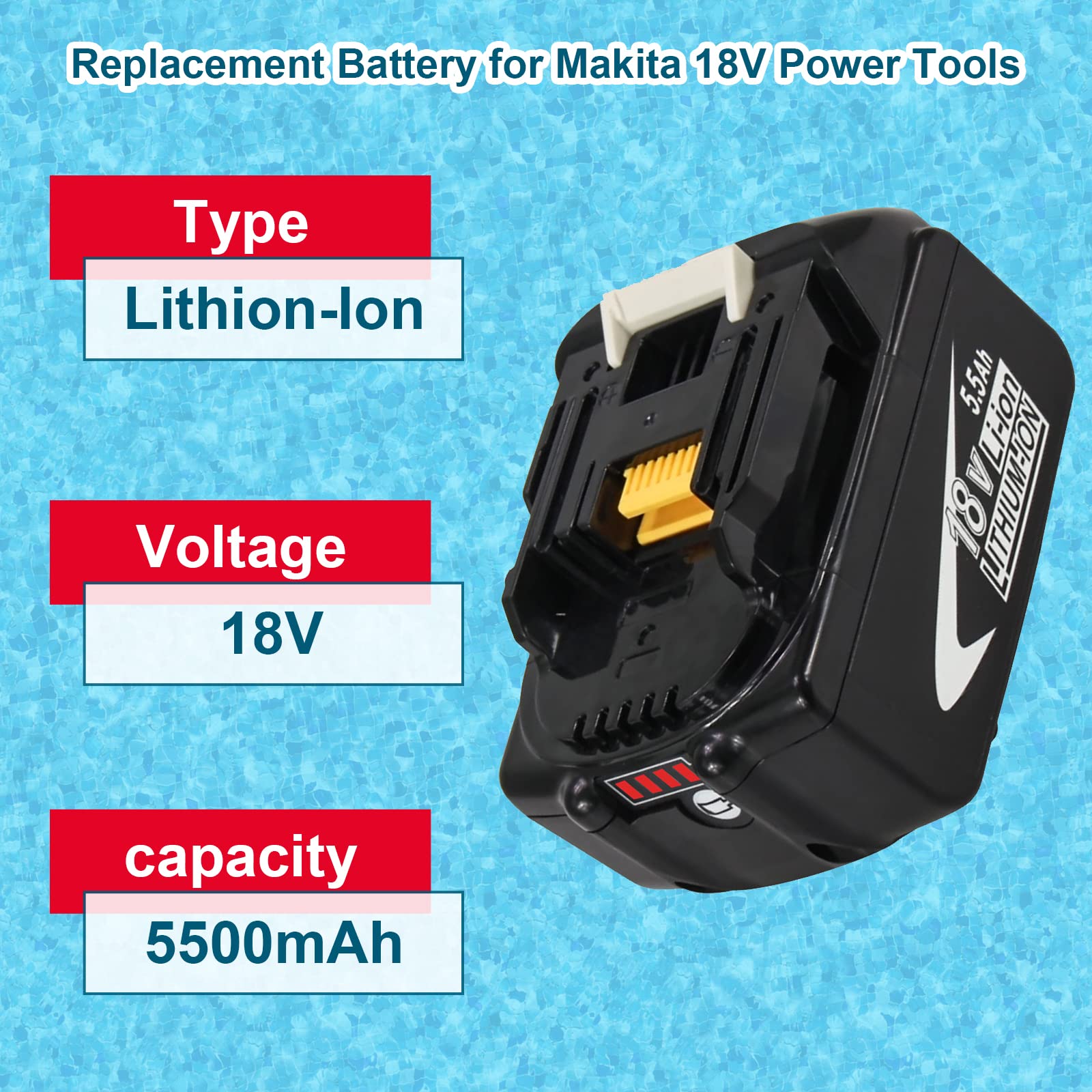 Werkzeugakku Für Makita Akku BL1850B 18V 5,0AH BL1840B BL1830B Oder Ladegerät eB