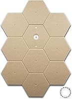 Vista 2 de Tablero de dardos profesional, HexTile Protector de pared Dartboard Surround