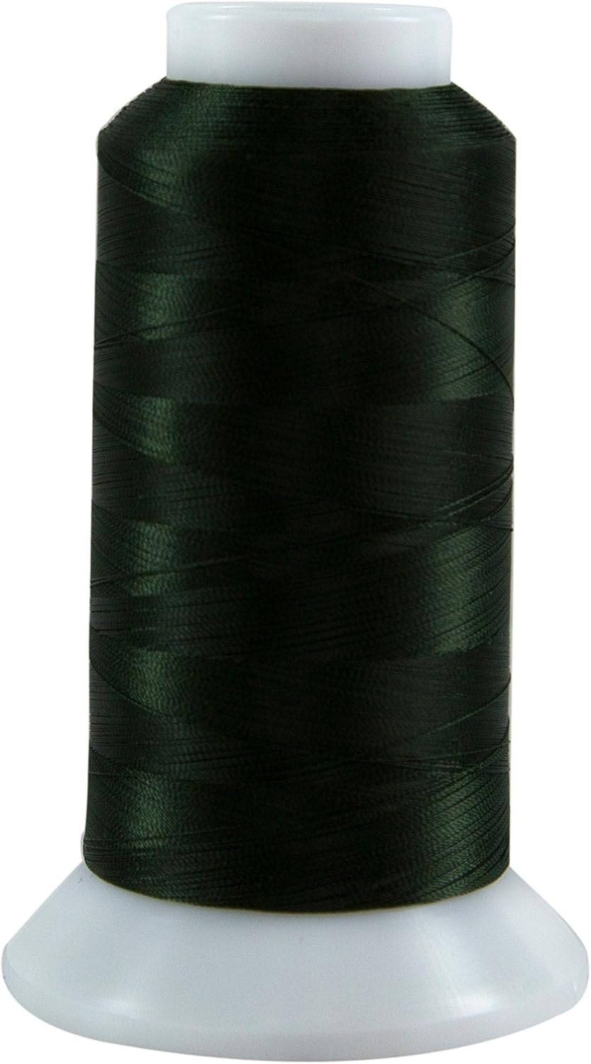 Superior Threads Bottom Line 2-Ply 60-Weight Polyester Embroidery Quilting Sewing Thread - 3,000 Yard Cone (#647 Dark Sage)