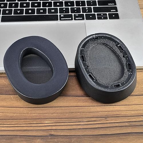 Miniatura 7 de WH-H900N - Almohadillas de repuesto de gel refrigerante, compatible con auriculares Sony WH-H900N y MDR-100ABN, almohadillas de tela de hielo, color