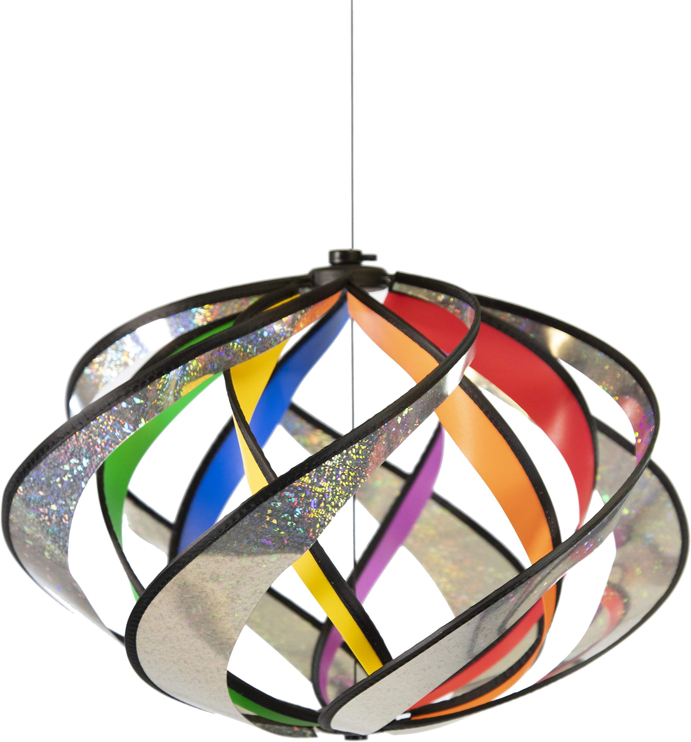 Twin Galaxy Hanging Outdoor Wind Spinner