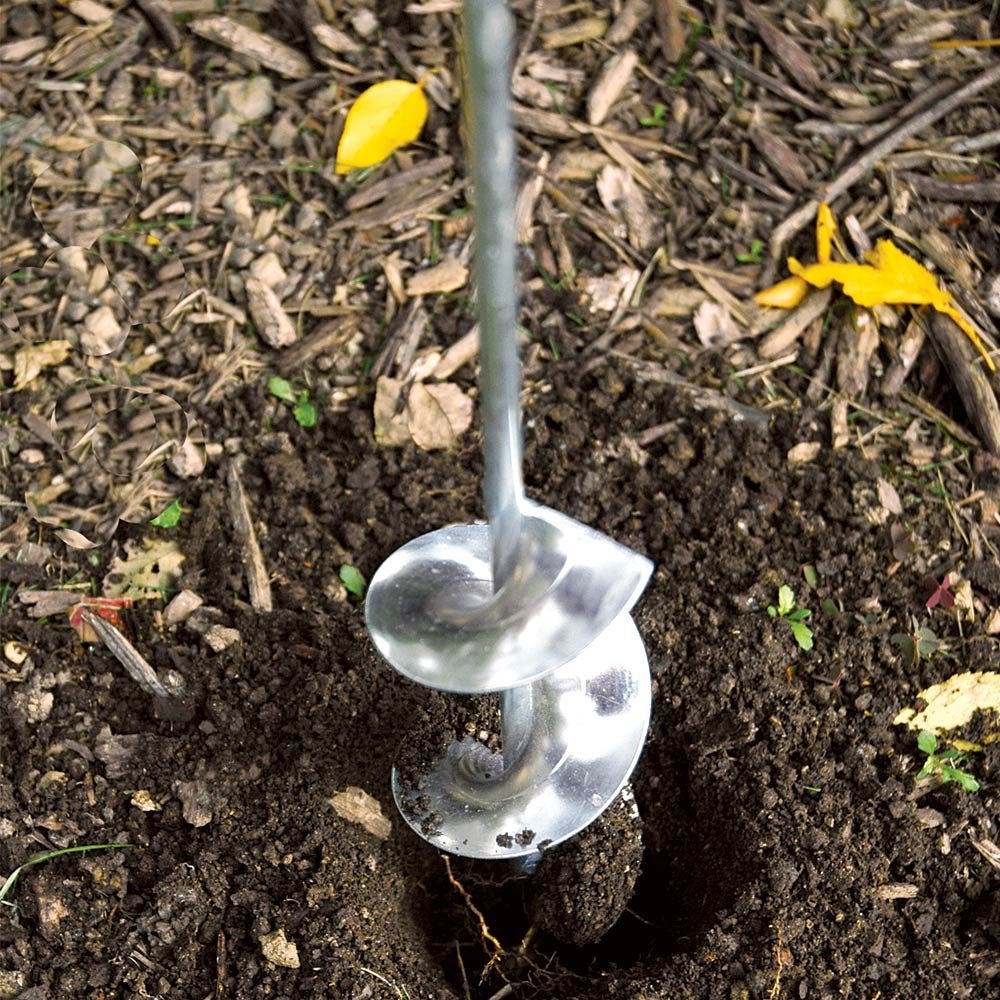 A.M. Leonard Bulb Planter, Drill Up to 8 Inches Deep, Fits 3/8-inch and 1/2-inch Drills