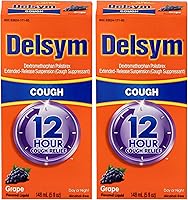 Vista 13 de Delsym Medicamento para la tos de 12 horas para adultos, alivio potente durante 12 horas, líquido supresor de la tos con dextrometorfano