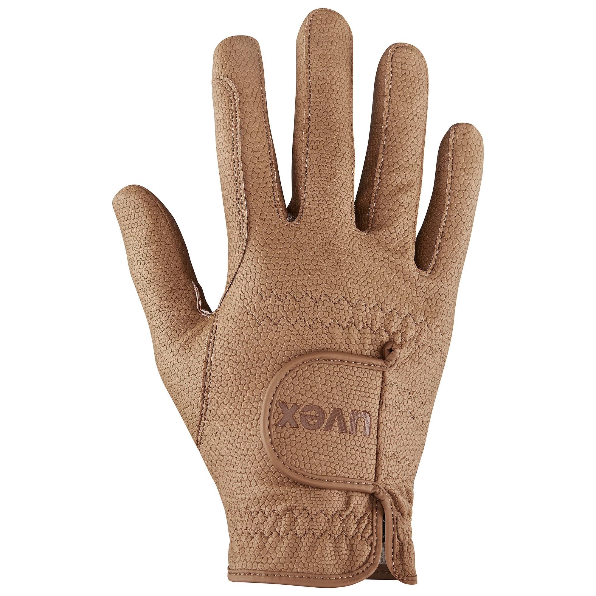 uvex sportstyle - riding gloves for Adults - stretchable - touchscreen-compatible - caramel - 7.5