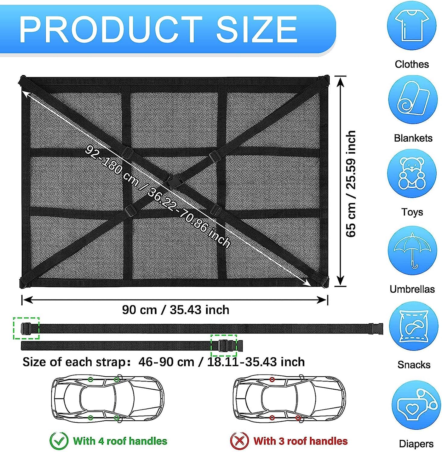 FILET DE RANGEMENT POUR VOITURE – Edna Shopping FILET DE RANGEMENT POUR VOITURE – Edna Shopping