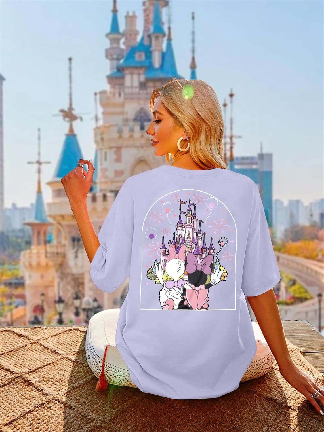 Magic Kingdom Shirt Women Girls Just Wanna Have Fun Shirt Girls Trip T-Shirt Cute Magical Tee Summer Vacation Tops - Image 2