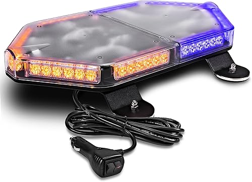 Miniatura 31 de LAMPHUS - Luz estroboscópica NanoFlare NFMB40 de emergencia (LED, 40 W), color azul, 12", Rojo Rojo -,Ámbar,azul (Amber / Blue),verde