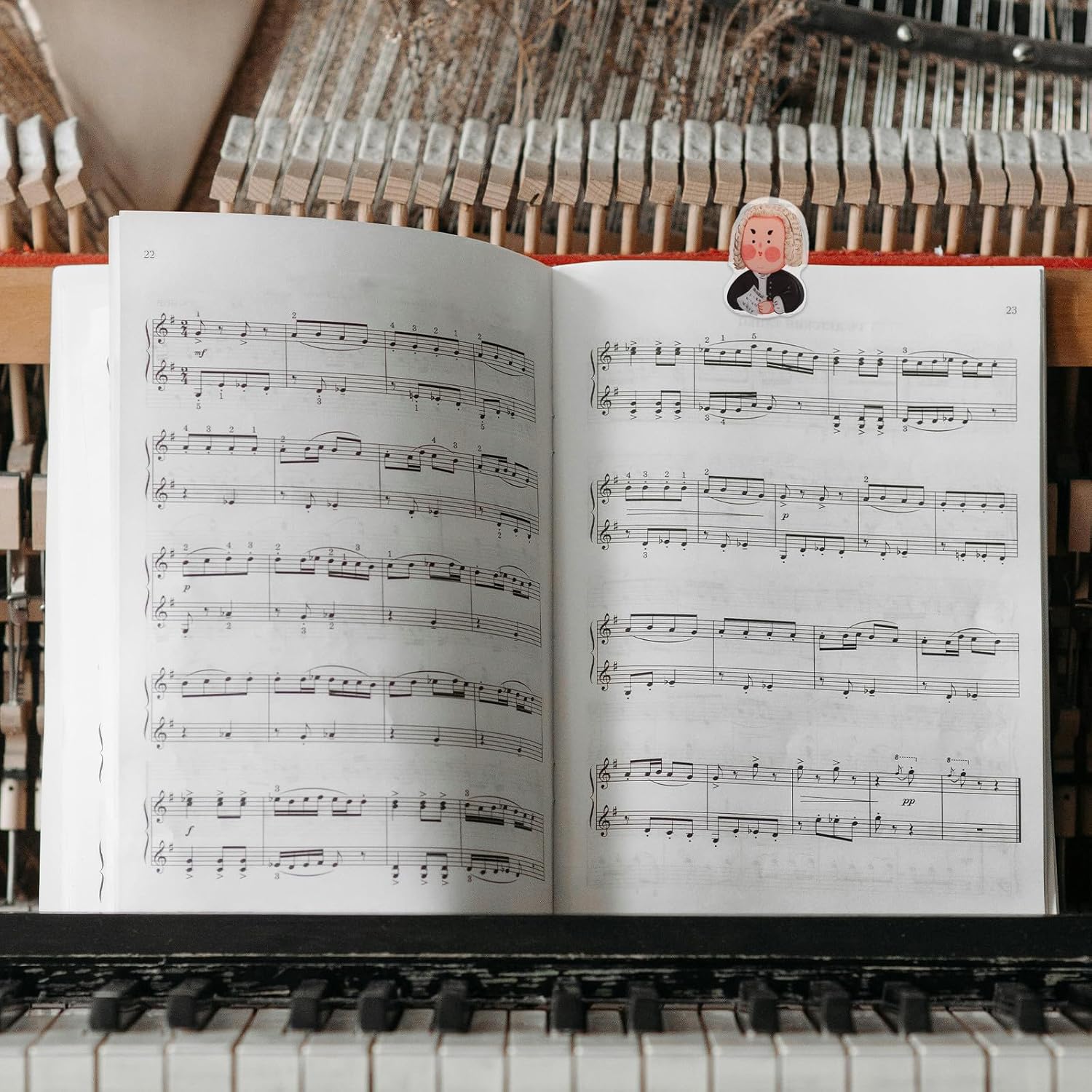 Music Note Page Holder Clip for Piano and Violin Practice image 5