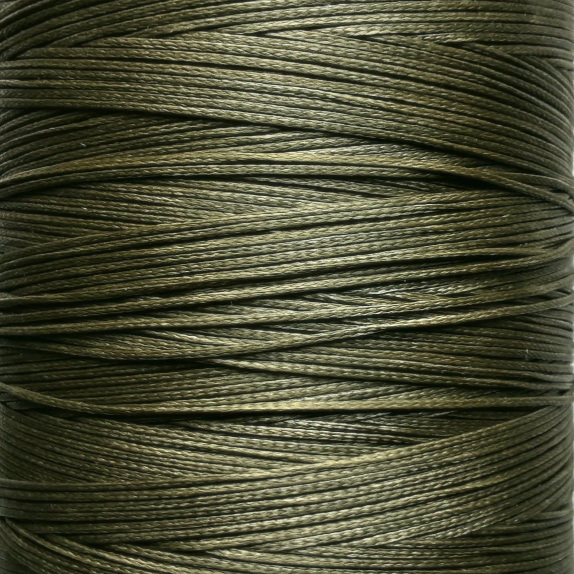 Mart-Mon 1.5Mm Army Green - 10M 1.5Mm Waxed Nylon Cord - 10 Meters Strong Jewellery Thread, Bracelet, Necklaces, Crafts, Shamballa, Beading String (1.5Mm Army Green - 10M)