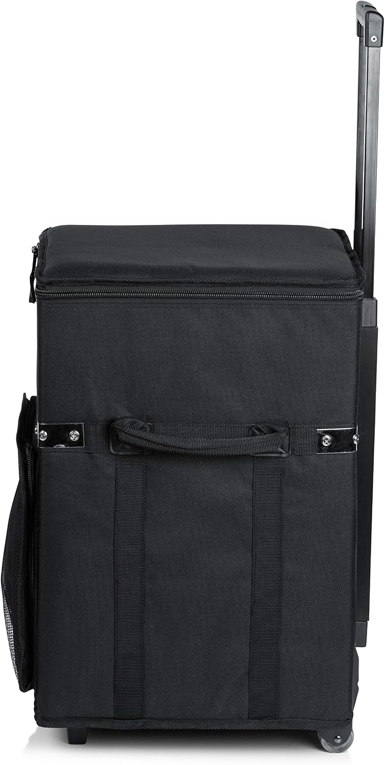 Gator Cases Utility Series Cargo Case with Lift-Out-Tray, Wheels, and Retractable Pull Handle, 13.5" x 12.75" x 14" (GX-20)