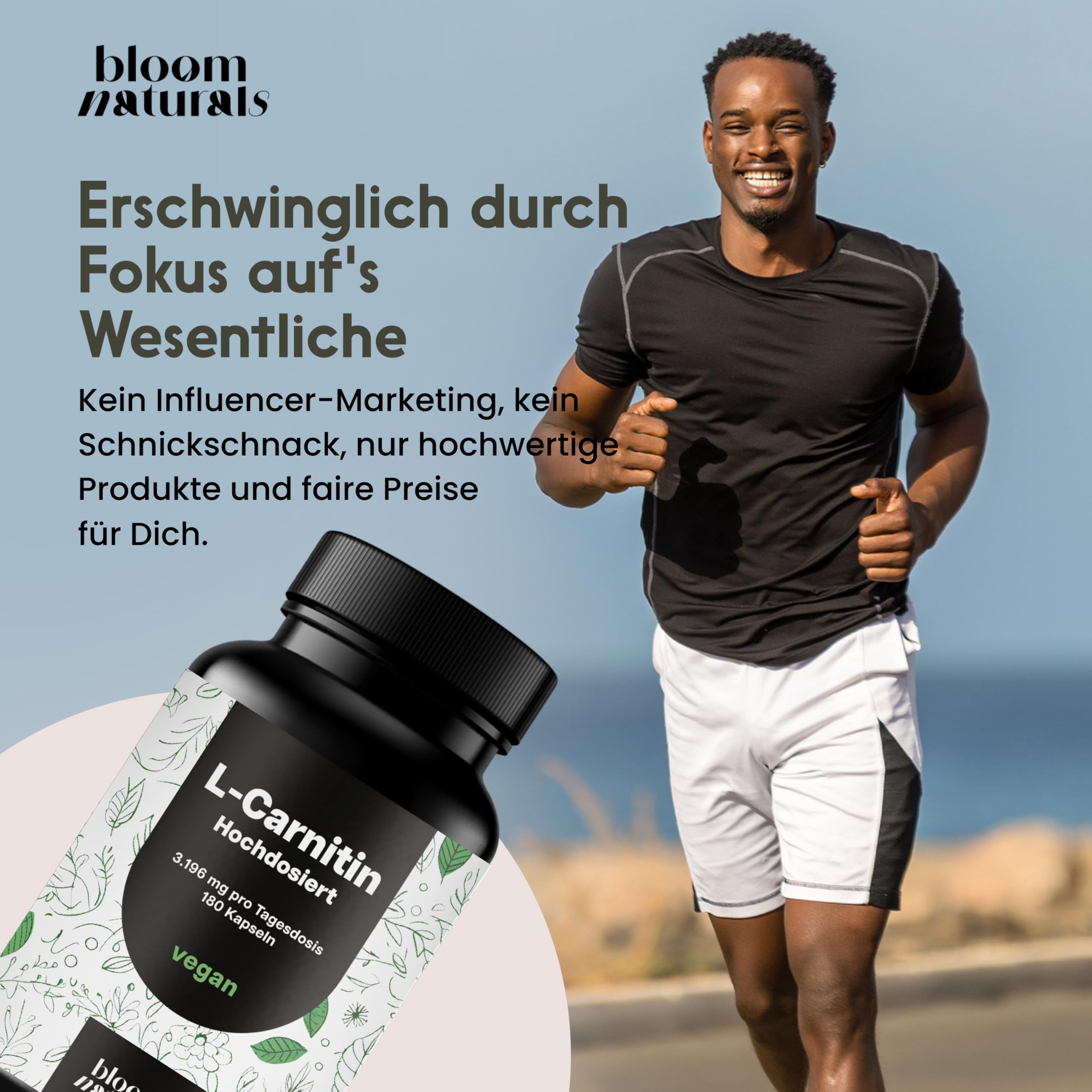 l carnitin hochdosiert L-Carnitine Capsules High Dose 3196 mg - 180 Capsules - Complex of L-Carnitine  Tartrate, Acetyl - Vegan from Germany Laboratory Tested