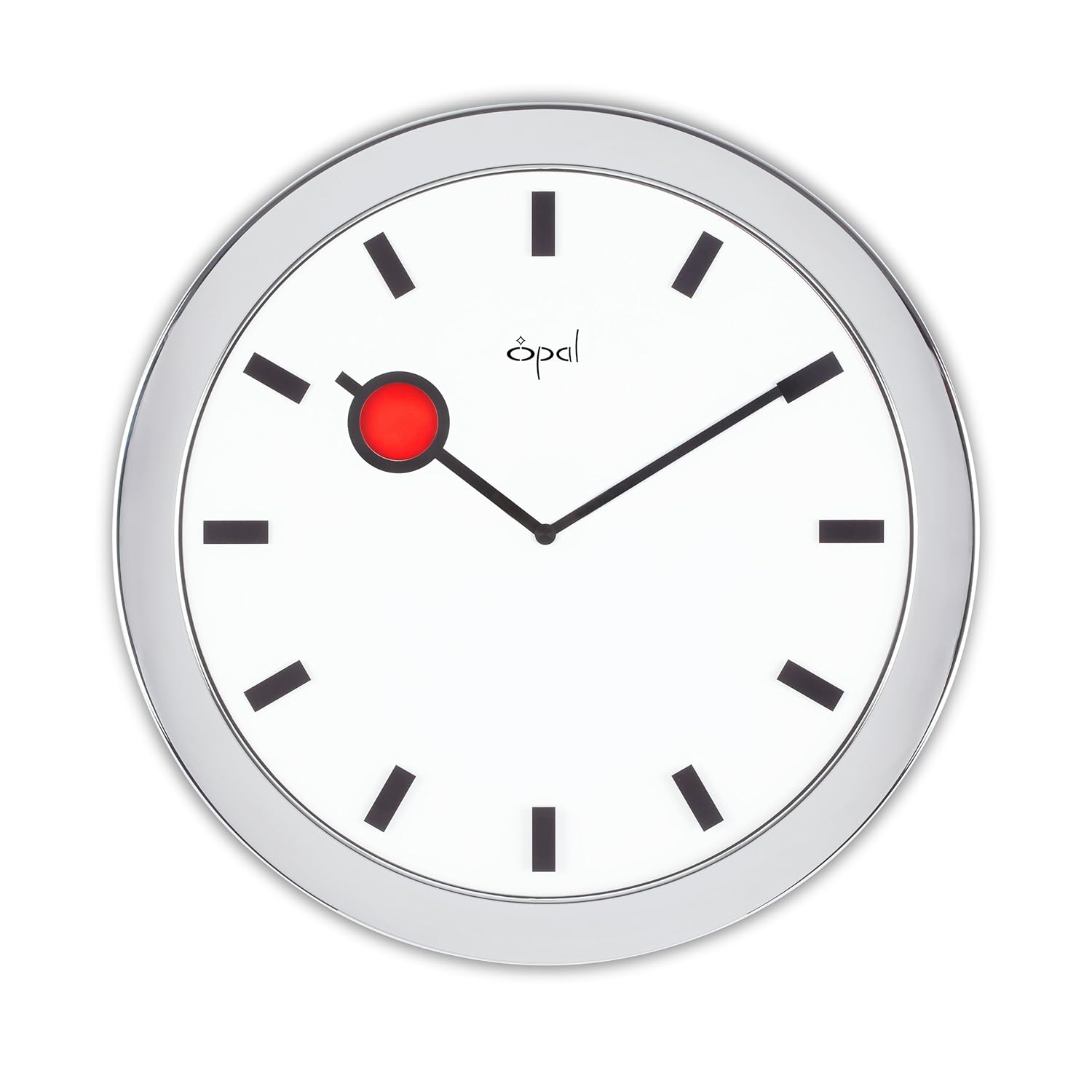 Buy Opal Wall Clocks Slim Clock White Online at Low Prices in India