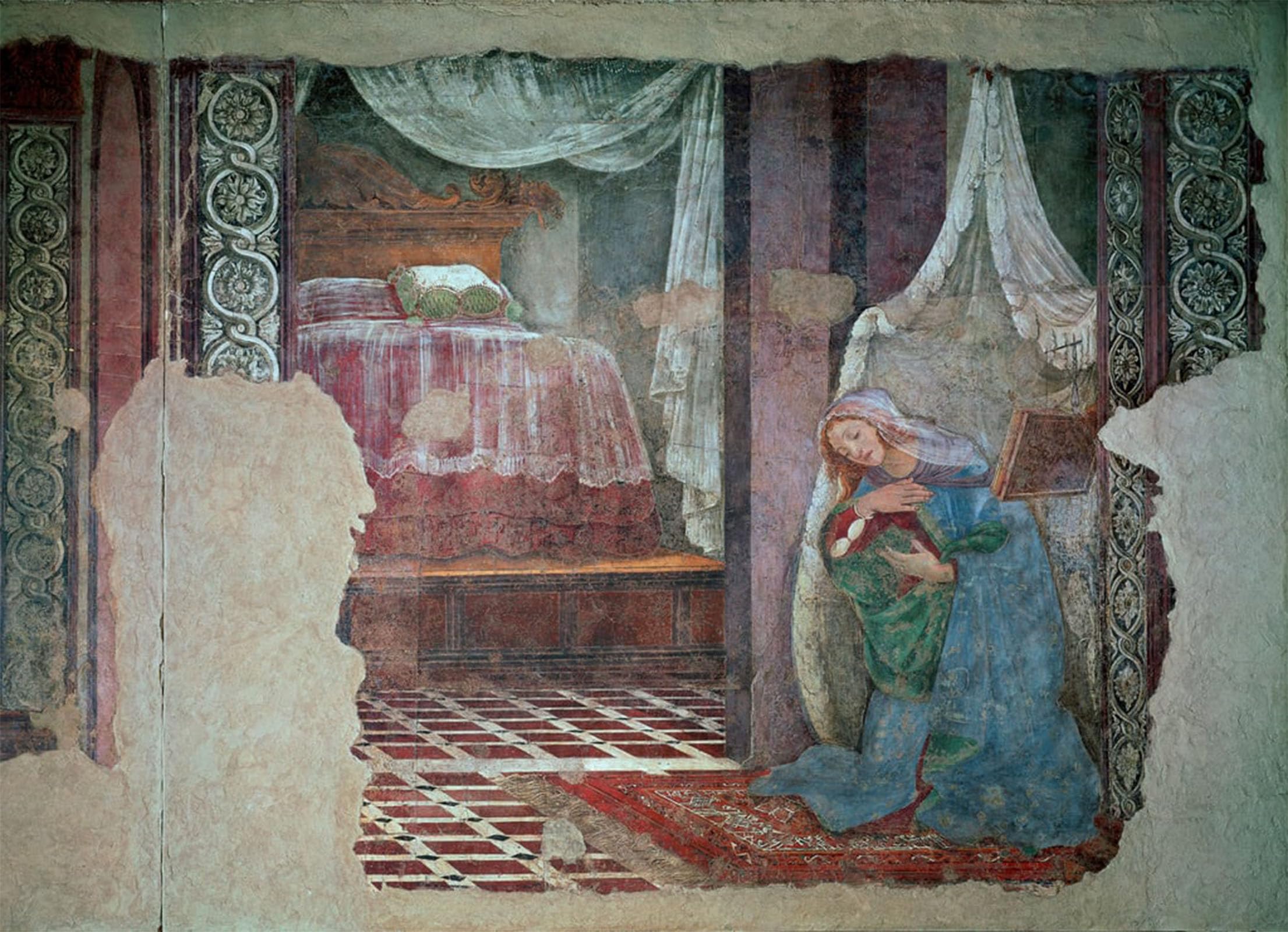Impression d'affiches Vierge à l'enfant Botticelli Toile - 5