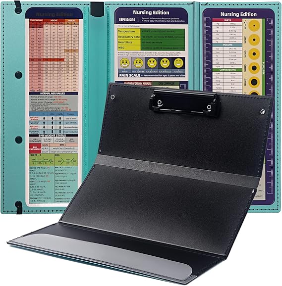 Nursing Clipboard Foldable 3 Layers Foldable Clipboard