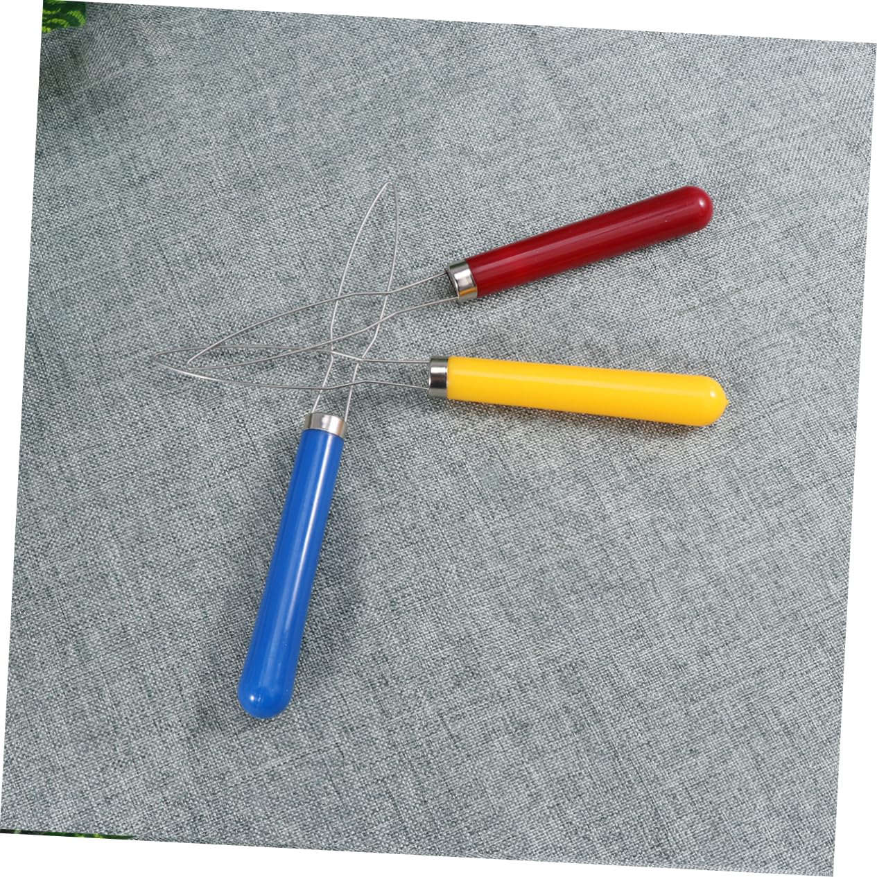 Healeved Button Assist Device 3pcs Grip Button Hook Plastic Handle for Fastening