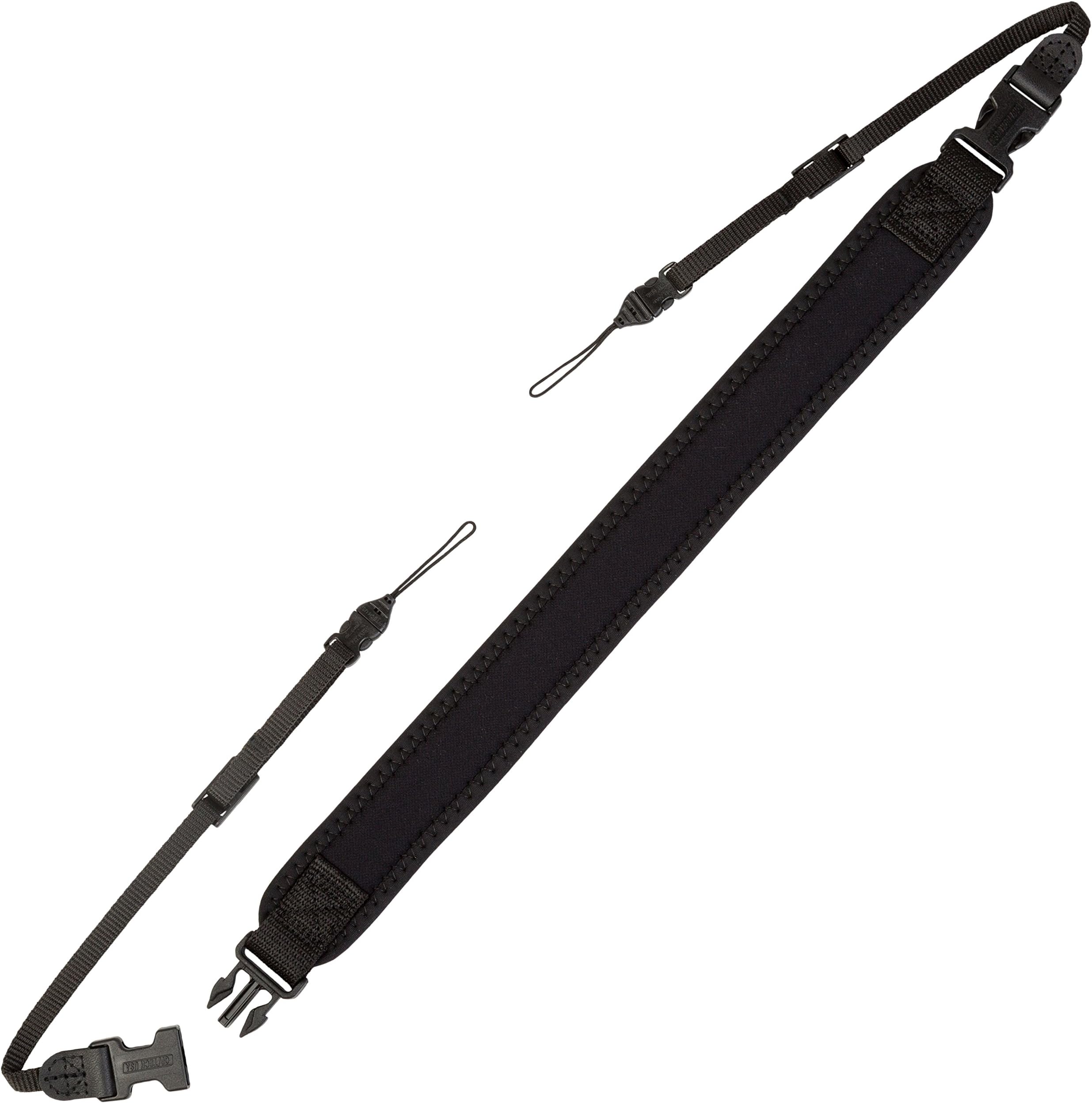 OP/TECH USA 1601502 Mirrorless Camera Strap with QD Connectors - Black